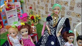 Barbie Cartoon  Barbie Doll All Day Routine In Indian Village  Barbie Doll Bedtime Story in Hindi [upl. by Nuahsar]