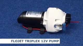 Flojet Triplex 12v Pump [upl. by Enilrek]