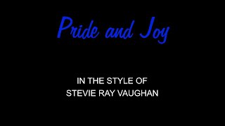 Stevie Ray Vaughan  Pride And Joy  Karaoke [upl. by Eatnuhs]