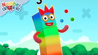 Amusant à compter pour la rentrée scolaire  Apprendre à Compter  ​Numberblocks en français [upl. by Yentrok106]