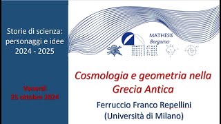 Cosmologia e geometria nella Grecia Antica [upl. by Abeh]