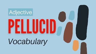 What is the meaning of Pellucid [upl. by Eiddet]