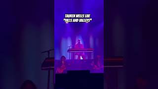 Hills and Valleys Live jesus praise worship taurenwells live concert foryou youtubeshorts [upl. by Ellenod]