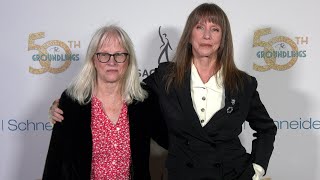 Tracy Newman and Laraine Newman attend The Groundlings 50th Anniversary celebration red carpet even [upl. by Olaf]