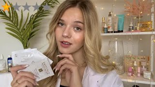 ASMR Worst Reviewed Dermatologist Roleplay 💉 skin analysis consultation [upl. by Holmun404]