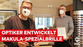 Optiker aus DortmundAplerbeck erhält Patent auf MakulaSpezialbrille [upl. by Izabel]