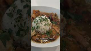 Cooking a Louisiana Chicken Sausage and Shrimp Gumbo Enjoy [upl. by Didi]