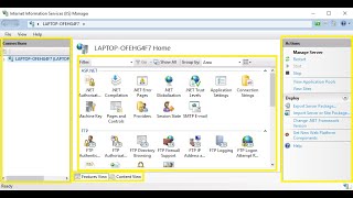 IIS Manager Configuration  How to Activate IIS Service and Feature in Windows [upl. by Nosreffej]