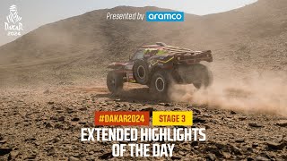 Extended highlights of Stage 3 presented by Aramco  Dakar2024 [upl. by Ramey]