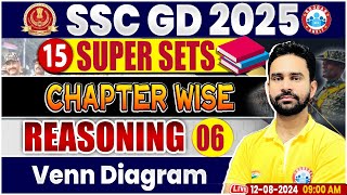 SSC GD 2025  Venn Diagram Reasoning  SSC GD Reasoning Super Sets  By Rahul Sharma Sir [upl. by Nie]