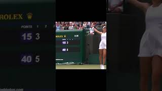 Cirstea  Raducanu Wimbledon Crazy Point [upl. by Cartwright]