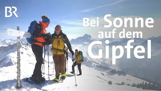 Wandern amp Bergsteigen im Winter Auf Schneeschuhen durchs Kleinwalsertal  BergaufBergab  BR [upl. by Holder]