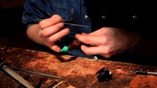 Use of needle files on cocobolo [upl. by Horn]