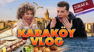 KARAKÖY SOKAK HABBELERİ amp VLOG [upl. by Ahtebat]