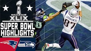 Super Bowl XLIX Patriots vs Seahawks highlights [upl. by Leilani]