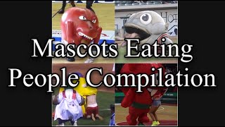 Mascots Eating People Compilation [upl. by Eiznil]