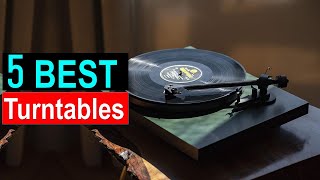 ✅Best Turntables 2024  Top 5 BEST Turntables of 2024 [upl. by Cacilie607]