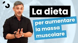 La dieta per aumentare la massa muscolare  Filippo Ongaro [upl. by Gena]