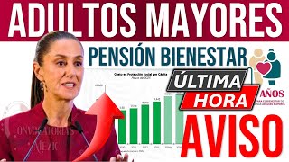 💸De ultimo minuto💥MEGA REGALO🎁ADULTOS MAYORES 📆😱 RECIBIRÁN PAGOS Y AUMENTOS PENSIÓN 65 Y MAS [upl. by Arras200]