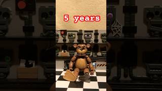 FNaF FREDDY FAZBEAR deteriorating TIMELAPSE STOP MOTION Animation fnaf freddyfazbear timelapse [upl. by Lemar]