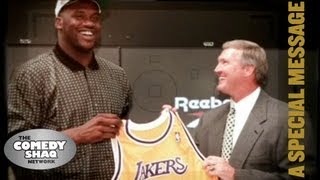 I Want To Thank So Many⎢Shaquille ONeals Lakers Jersey Retirement Speech⎢Comedy Shaq [upl. by Dranreb]