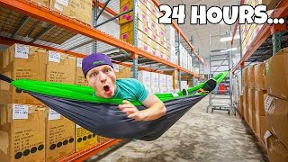 24 HOUR OVERNIGHT WAREHOUSE CHALLENGE [upl. by Dionis]