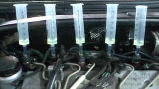 fuel injector test volvo s60 24D5 [upl. by Sauls]