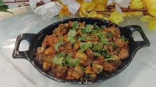 MUSHROOM MASALA RECIPE food recipe [upl. by Ayotol]