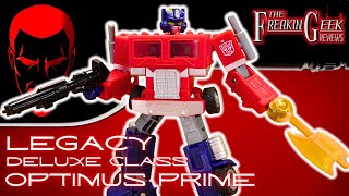 Legacy Deluxe OPTIMUS PRIME G1 EmGos Transformers Reviews N Stuff [upl. by Gonick]