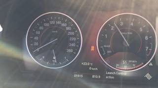 0 a 100kmh BMW 125i M Sport 2016 Flex [upl. by Margette406]