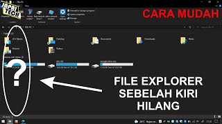 Mengatasi File Explorer Sebelah Kiri Hilang di Windows 10 [upl. by Rubie]