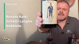 Wine Review Renato Ratti Ochetti Langhe Nebbiolo 2021 [upl. by Rebbecca]