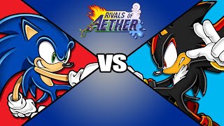 Rivals Of Aether  Sonic WS VS Shadow WS [upl. by Poppo]