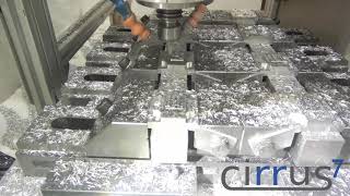 CNC Fräsen der CPU Heatspreader für cirrus7 nimbini v2 [upl. by Lerak]