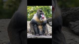 mandrill animal monkey animals [upl. by Leelaj]