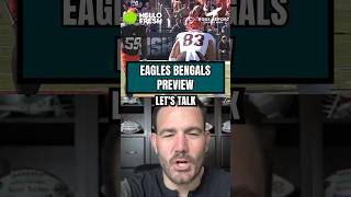 Eagles Bengals Week 8 PREVIEW eagles bengals [upl. by Schrader]