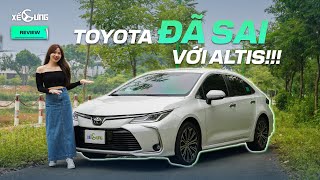 Đánh giá Toyota Altis 2023 có trẻ hóa có nâng cấp nhưng sai ở khâu định vị [upl. by Tanaka384]