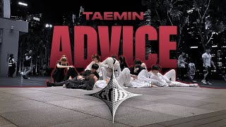 KPOP IN PUBLIC TAEMIN 태민  ADVICE ONE TAKE DANCE COVER  GRID SINGAPORE [upl. by Innor912]