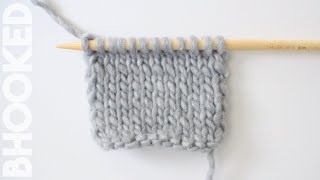 How to Knit the Stockinette Stitch [upl. by Llevram]