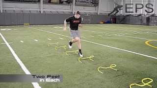 Adjustable Training Hurdle  Instructional Drills Video Improve Speed and Footwork [upl. by Cusack296]