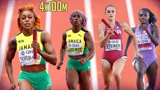 Women’s 4x100m Final  Thrilling Relay Battle  2022 World Championships [upl. by Annaili766]