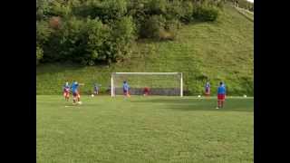 Fussballtraining Torschuss 3  Torabschluss  Technik [upl. by Jurgen798]