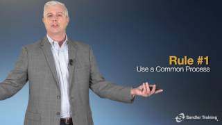 Rule 1 Use a Common Process  The Sandler Rules for Sales Leaders [upl. by Mcintyre]