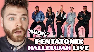 First Time Hearing PENTATONIX quotHallelujahquot  LIVE 2024  REACTION [upl. by Raynor]