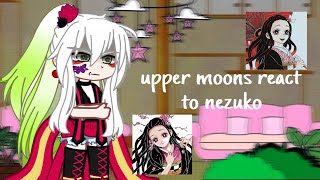 upper moons react to nezuko part 1 RUSENG moonlin [upl. by Dewitt795]