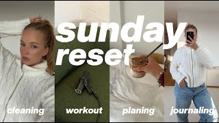 SUNDAY RESET 🥯🎧I Routines Workout Planing amp Journaling I daily vlog I Hanna Marie [upl. by Nasas997]