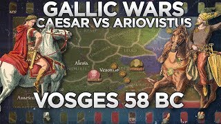 Caesar vs Ariovistus Battle of Vosges 58 BC DOCUMENTARY [upl. by Ardaed61]