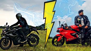 Apache RR 310 VS Pulsar RS 200  Comparison  Ft Roger Vicky [upl. by Yromem]