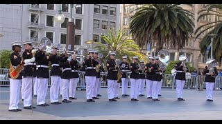 1st Marine Div Ceremonial Band AT Union Square Oct 112024 [upl. by Lukash]