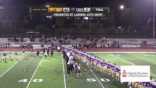 CBHS Football vs Ensworth [upl. by Hcurob]